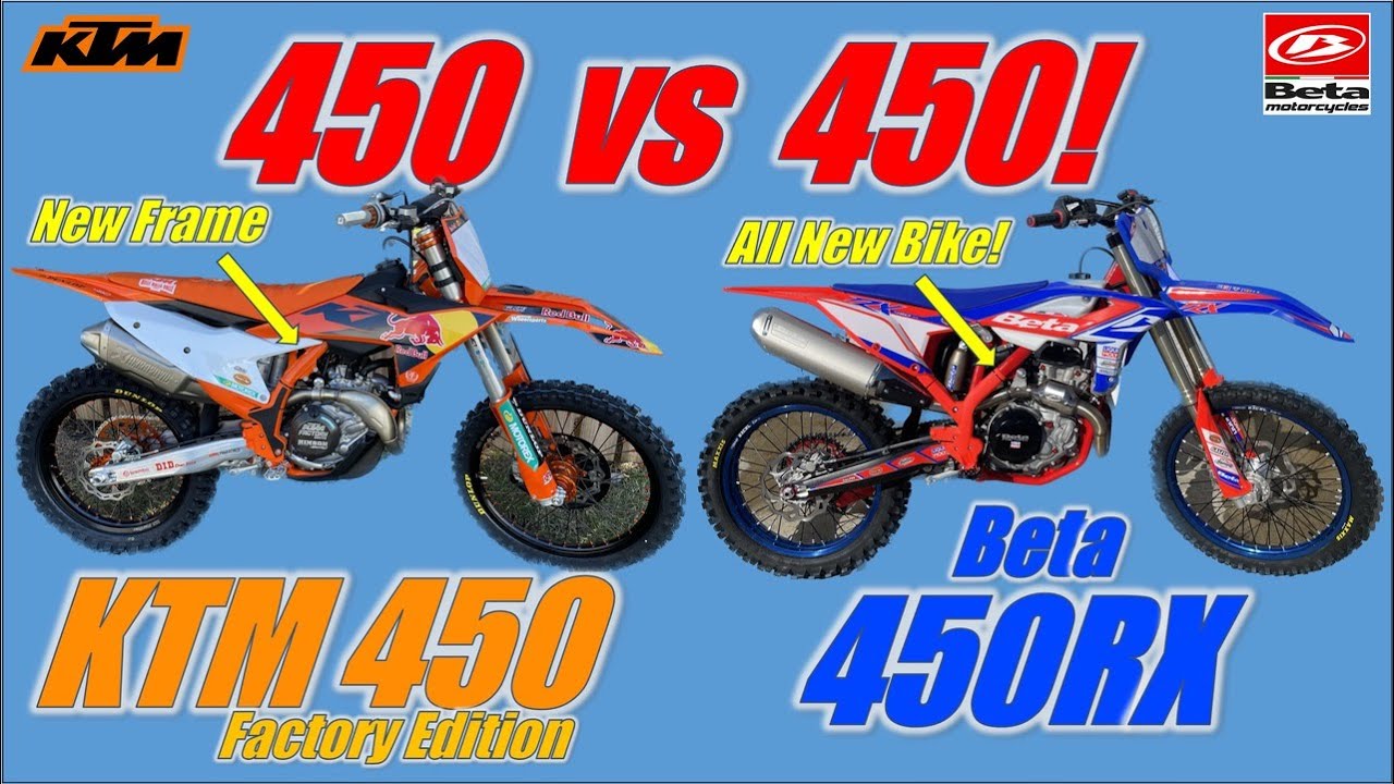 2024 Beta 450RX против 2024.5 KTM 450 Factory Edition