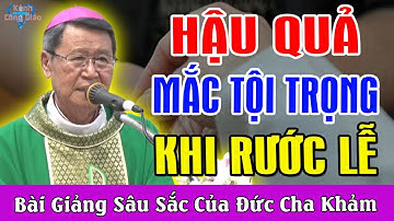 HẬU QUẢ KHI MẮC TỘI TRỌNG KHI RƯỚC LỄ - Bài Giảng Để Đời Của ĐC Phêrô Nguyễn Văn Khảm