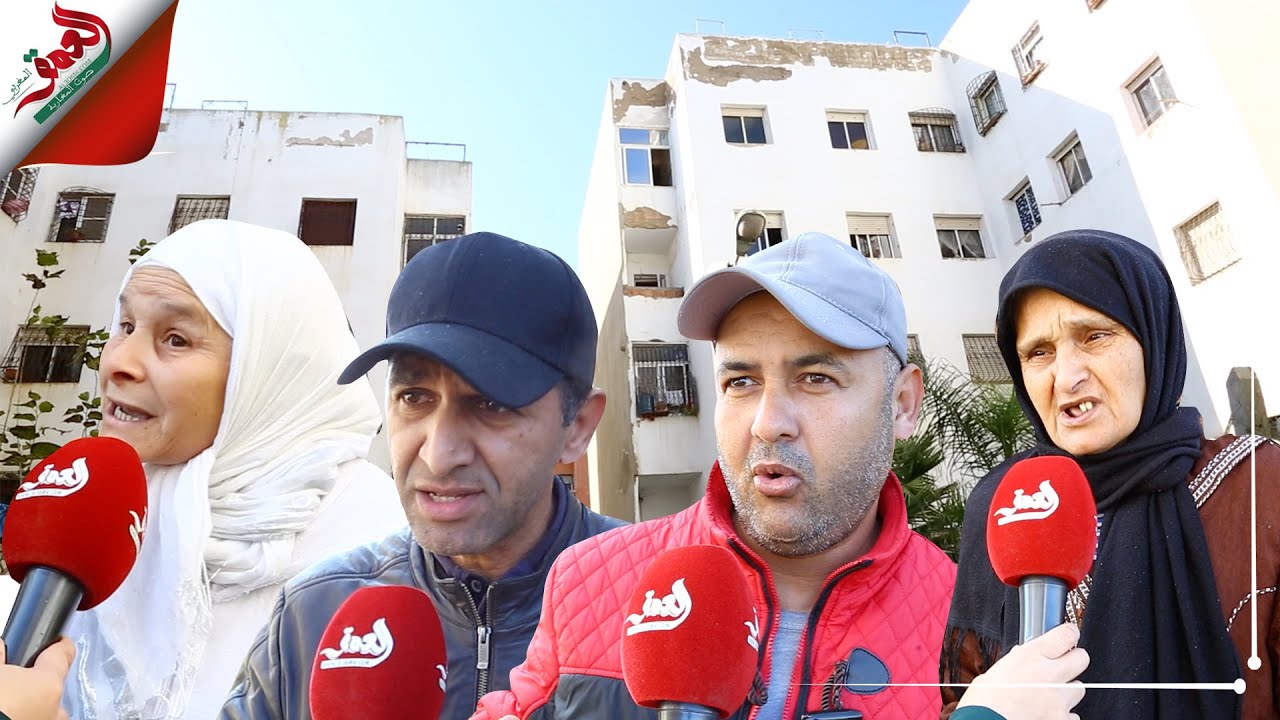 خطر السقوط يهدد شققا بإقامة النجاح بحي سعيد حجي بسلا والسكان يطالبون المقاول بتحمل المسؤولية