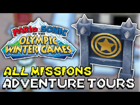 Mario Sonic At The Olympic Winter Games DS All Missions Gold Stars