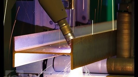 Máy cắt dầm H CNC, kết hợp máy cắt thép tấm CNC gas plasma EMC