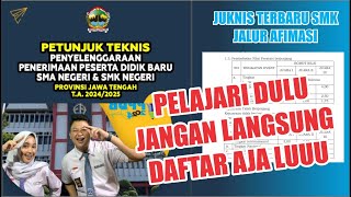 Juknis SMK Jalur Afirmasi - PPDB SMA SMK Jateng #infoPPDB20242025 Juknis SMK Jalur Afirmasi - PPDB SMA SMK Jateng #infoPPDB20242025