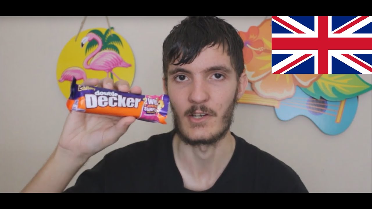 Eating Cadburys Crunchie and Double Decker
