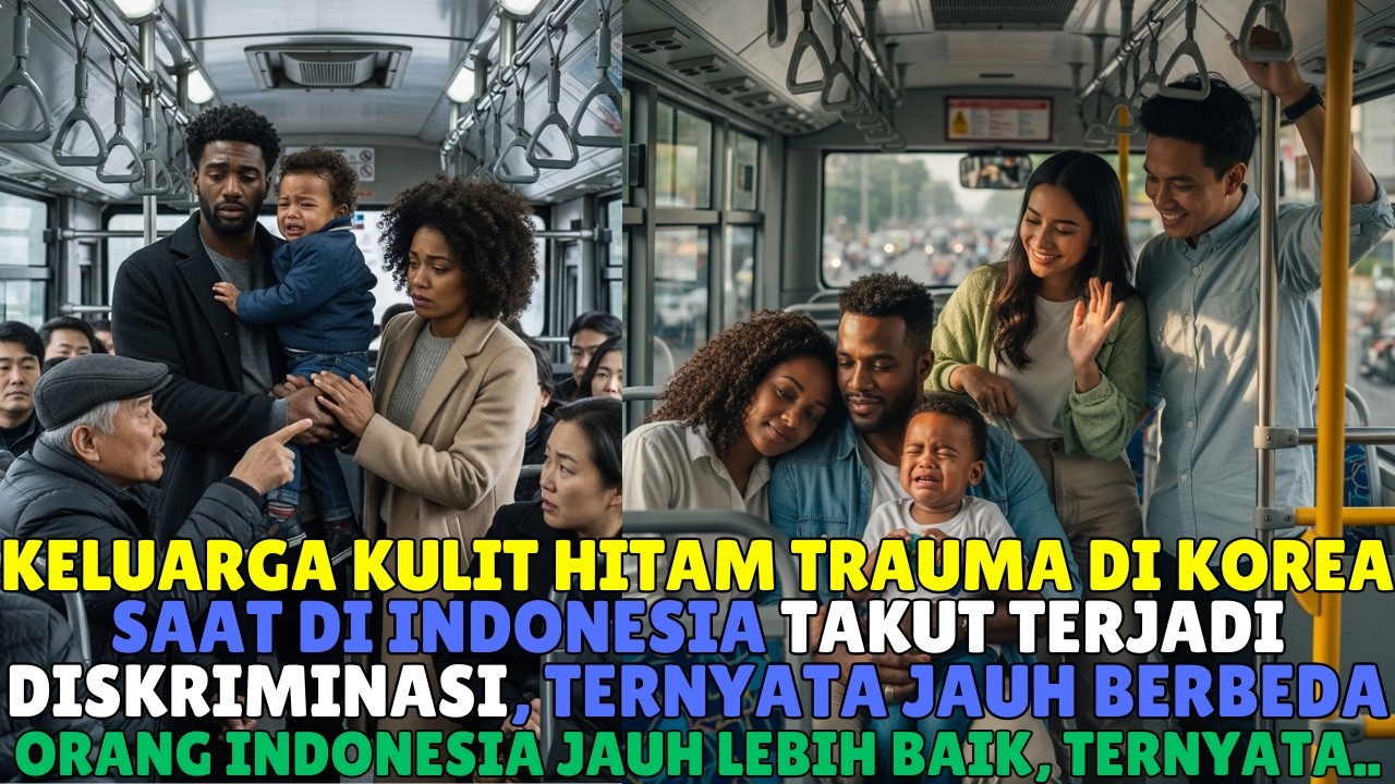 Keluarga Kulit Hitam Ini Dapat Perlakuan Pahit di Korea, Sampai Indonesia Membalikkan Segalanya