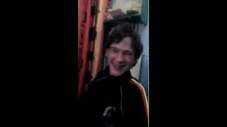 Fietsautist Doet Een Haan Na