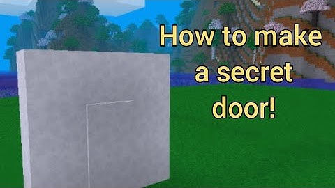 #multicraft | How to make a secret door in multicraft!