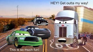 Chick Hicks And Jackson Storm Go Street Racingarrestedgrounded