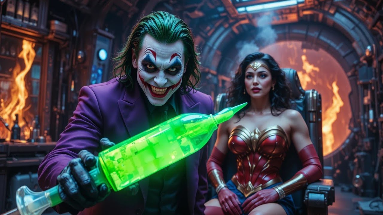 JOKER Kidnaps Wonder Woman! Spider-Man & Venom Epic Rescue (AI Cinematic) 