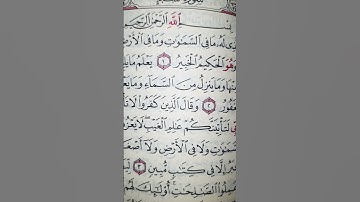 الْحَمْدُ لِلَّهِ الَّذِي لَهُ مَا فِي السَّمَاوَاتِ وَمَا فِي الْأَرْضِ. سورة سبأ الشيخ محمد أيوب