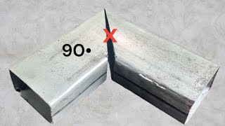 The secret way to cut pipes at 90 degrees is more precise