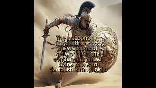 2 Corinthians 10:4 #Jesus #god #lord #warrior ##mighty