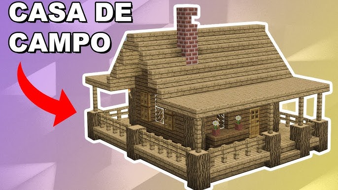 Minecraft: COMO FAZER UMA CASA DE MADEIRA!! ‹ Manyzão#2Milhões › 