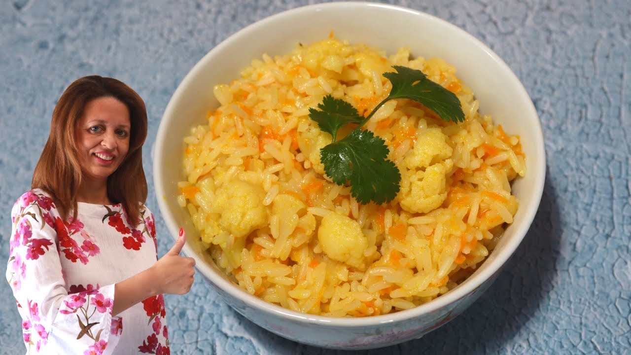 Arroz de Couve Flor com Cenoura [IMPERDÍVEL]