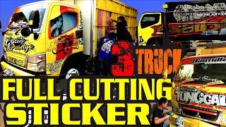 Sticker Truck Canter Terbaru Wrapping Cutting Sticker Full Kabin || TRUCK MANIA INDONESIA #kpps_okut