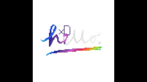 Sandbox coloring hello😉✋