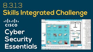 Cisco Cybersecurity Essentials 8.3.1.3 Skills Integrated Challenge | Packet Tracer demonstration