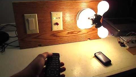 Remote control light switch (arduino)