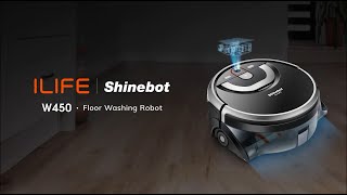 ILIFE Shinebot W450 Floor Washing Robot with App Control
