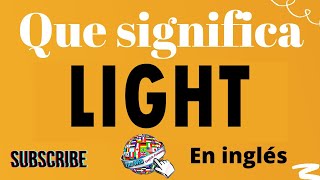 🔵 Qué significa LIGHT en ESPAÑOL y INGLÉS, Lista de verbos irregulares y regulares en ingles español screenshot 5