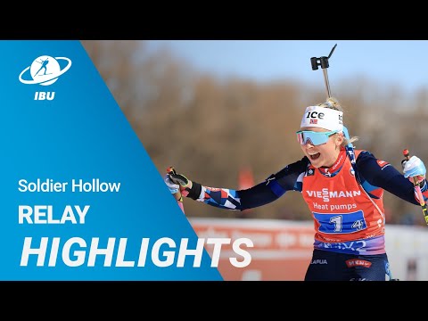 World Cup 23/24 Soldier Hollow: Women Relay Highlights