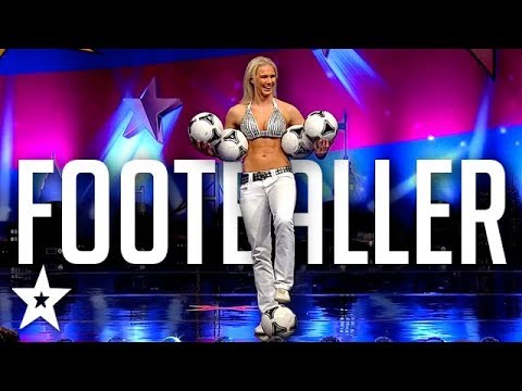 Female Footballer Does Amazing Tricks on Turkey's Got Talent | Got Talent Global