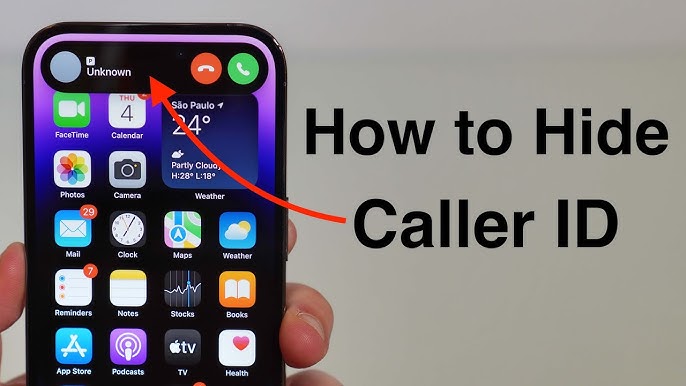 iPhone caller ID settings