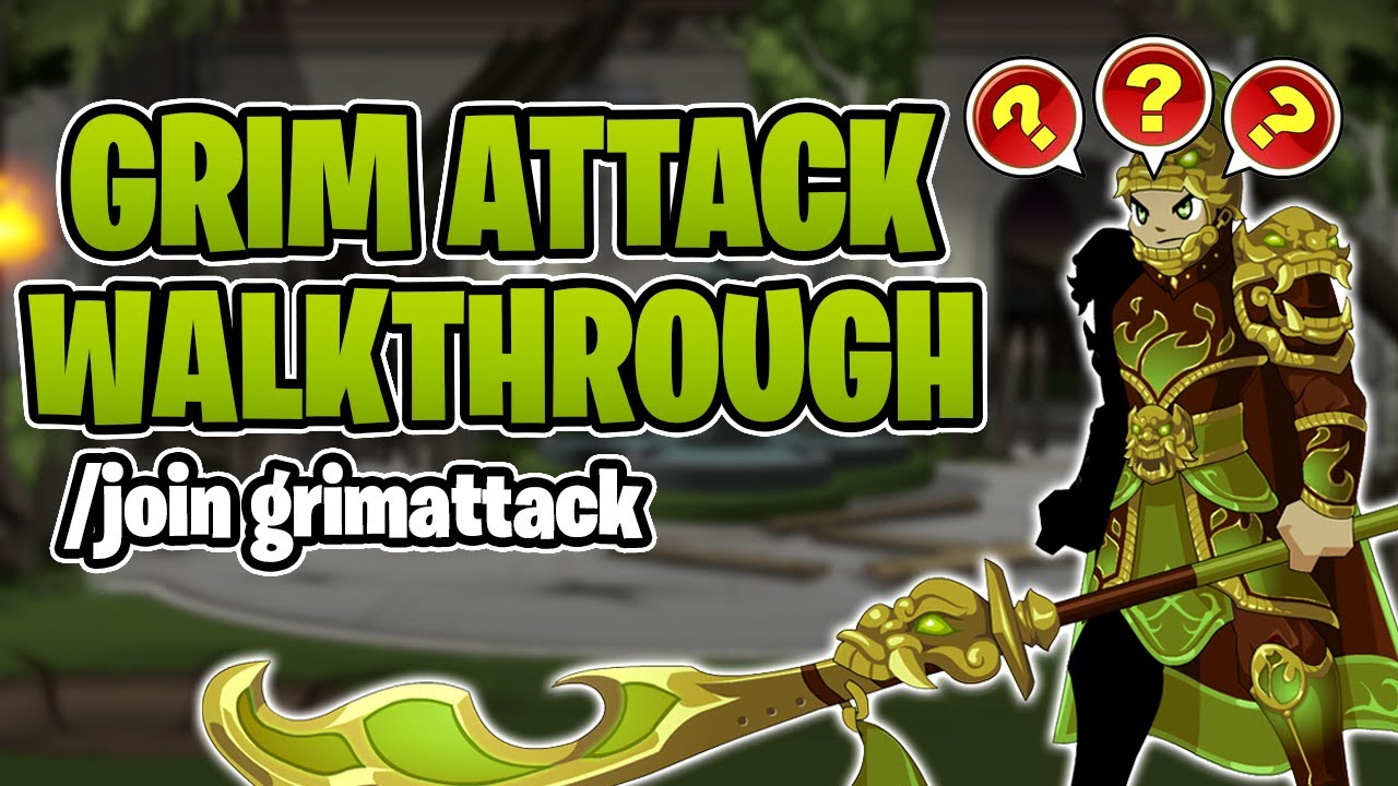 Grim Attack Quest Walkthrough /join grimattack AQW YouTube