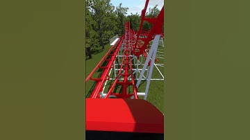 There are only TWO of this coaster in the World! #rollercoaster #shorts #vekoma #pointofview