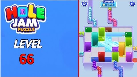 Hole Jam level 66 walkthrough solution 
