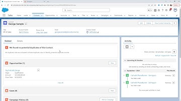 Calling Contacts from the Opportunities Object