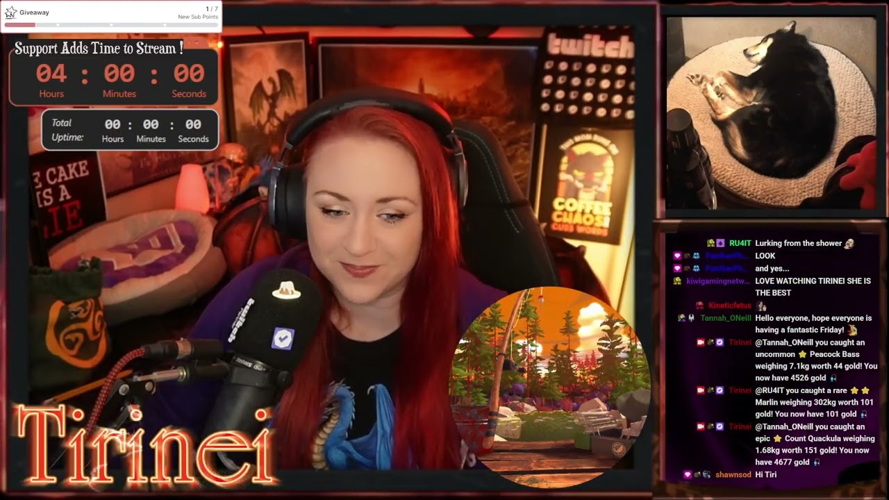 🐉  !Timer ⚔️ Khenarthi's Side Quasts 🎁 Giveaways 🍜 !feedme ☕ !coffee 👑 !gift 💰