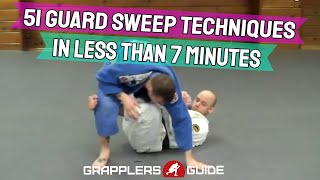 51 Bjj Guard Sweeps In Less Than 7 Minutes - Jason Scully