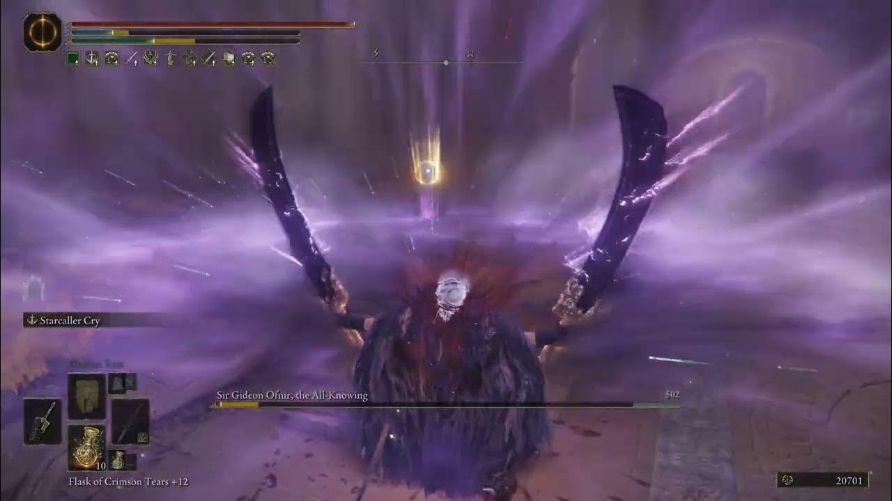 Elden Ring Radhan Sword StarCaller Cry Sir Gideon Ofnir Boss Fight