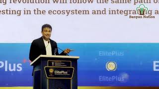 CEO Mani Vajipey speaks on India's plastic recycling revolution at the ElitePlus Summit 2025.