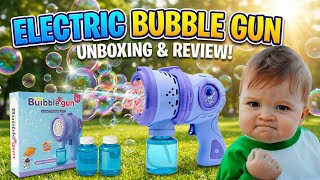 Electric Rocket Bubble gun 🔫 unboxing ​ Under ₹699 😱🫧