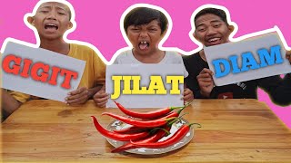 TANTANGAN MAKANAN GIGIT, JILAT, ATAU DIAM! BOCIL DAPAT APA YA? | Mikael TubeHD