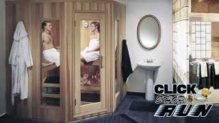 Amerec Panel Built Free Standing Saunas Video Review -- Clickshopnrun.com