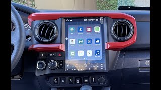 12.1&quot; Android 10 Navigation Radio for 2016 - 2022 Toyota Tacoma: Demo Video