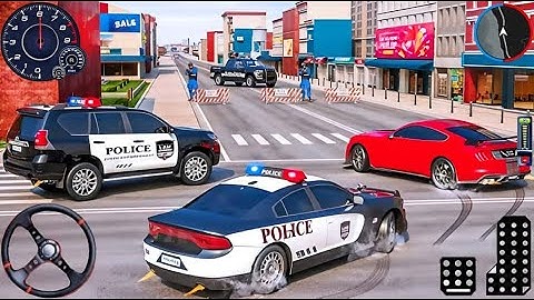 Police Car Chase Simulator 3D Game - Real Cop Cars Driving Simulator 2025 - Android GamePlay