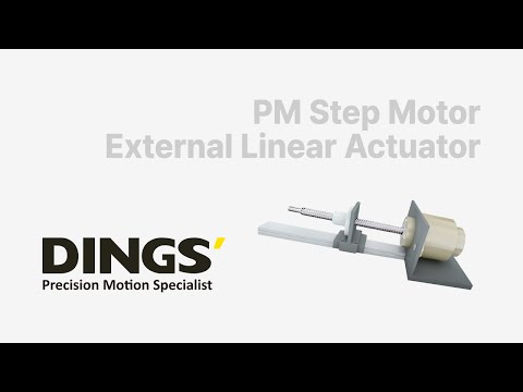 PM Step Motor External Linear Actuator_Changzhou DINGS'