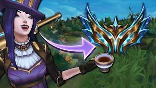 : MONO Caitlyn jogando RANKED do MESTRE ao CHALLENGER