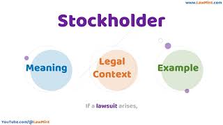 Stockholder Meaning Legal Context & Example Legal Terms Simplified @LawMint