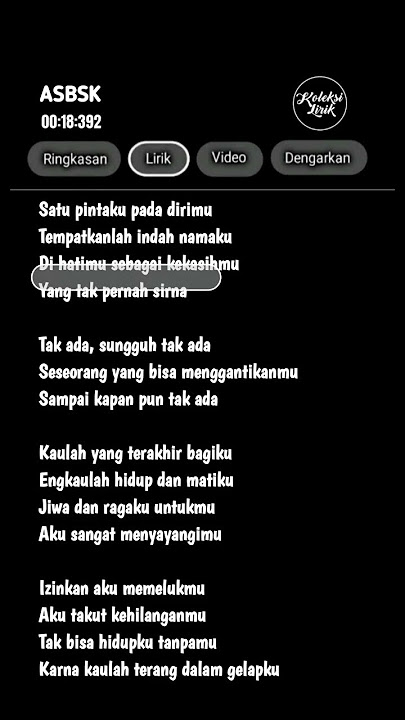 lirik aku sayang banget sama kmu ||  Lagu souqy #liriklagu #lyrik #lagu #fyp