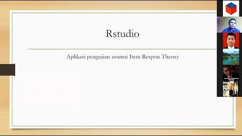 Tutorial Rstudio: IRT 2PL menggunakan LTM Package