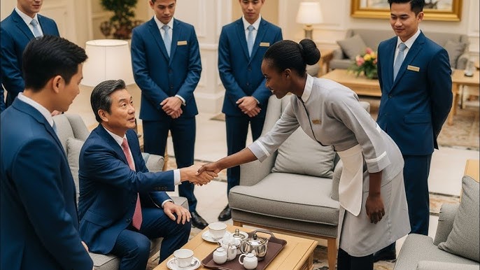 Manager Panicked Over the Millionaire's Mandarin — Then the Black Maid Answered in Perfect Chinese! - YouTube