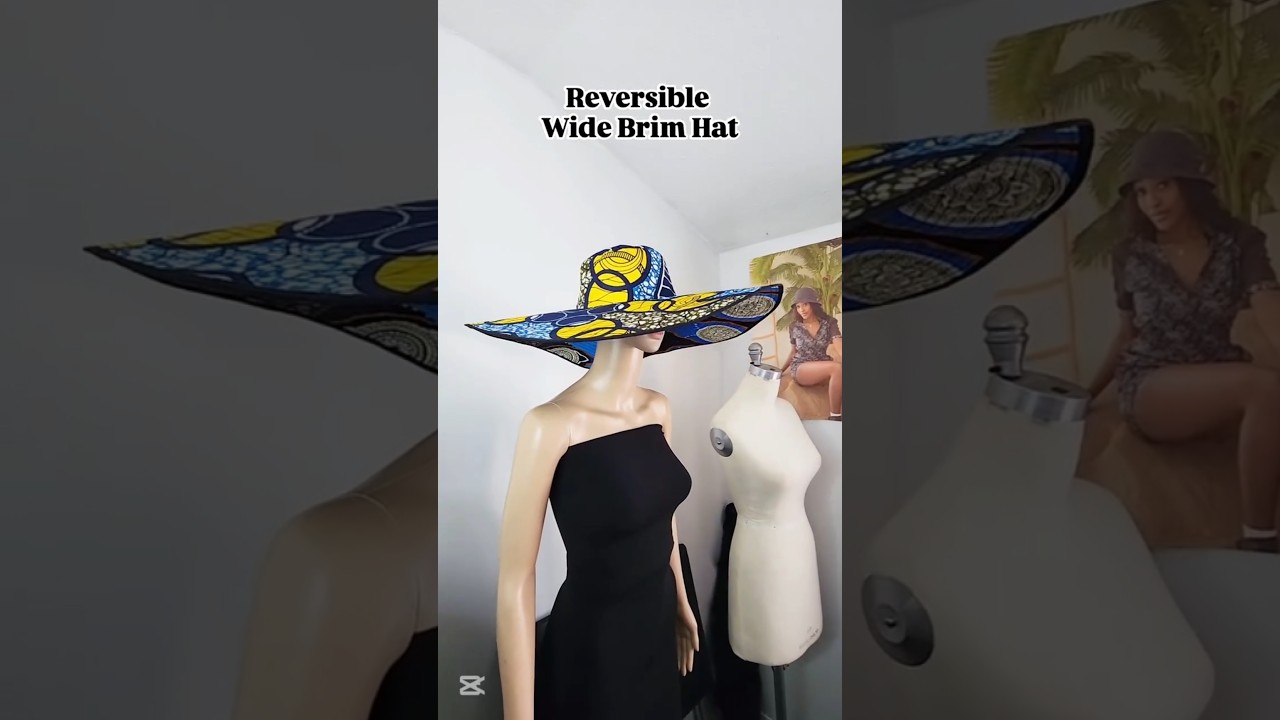 Made a Reversible Wide Brim Hat 
