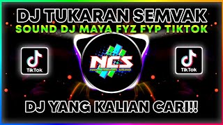 DJ TUKARAN SEMVAK DJ MAYA FYZ VIRAL TIK TOK TERBARU 2022 !! FULL BASS MENGKANE