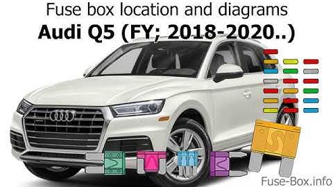 Fuse box location and diagrams: Audi Q5 (2018-2020..)