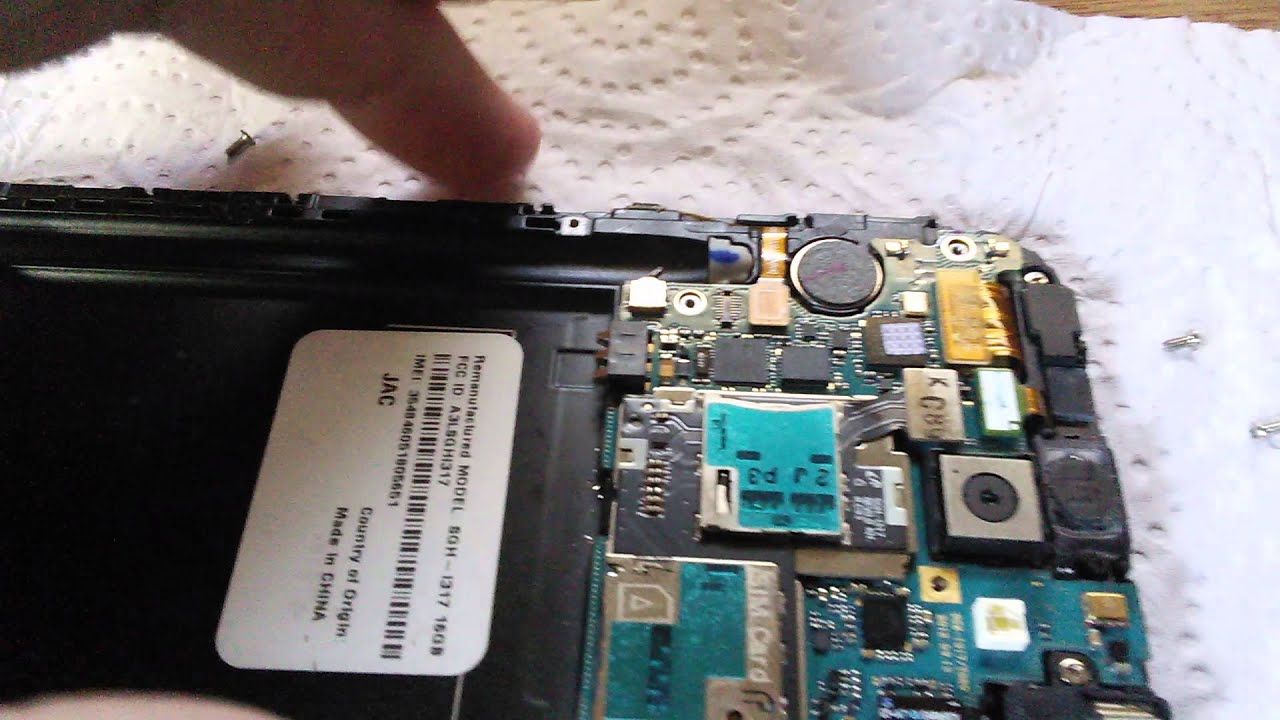 Samsung Galaxy Note 2 Power Button Fix No Parts - YouTube