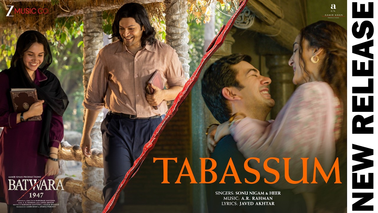 Tabassum Lyrics by Sonu Nigam from Batwara 1947